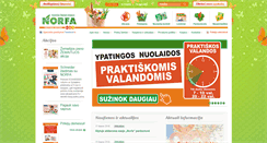 Desktop Screenshot of norfa.lt